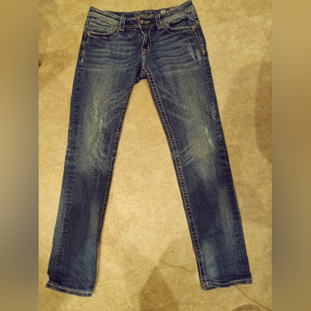 Miss Me Womens Size 30 Skinny Jeans Angel Wings Cross distresed JP5117SK-2